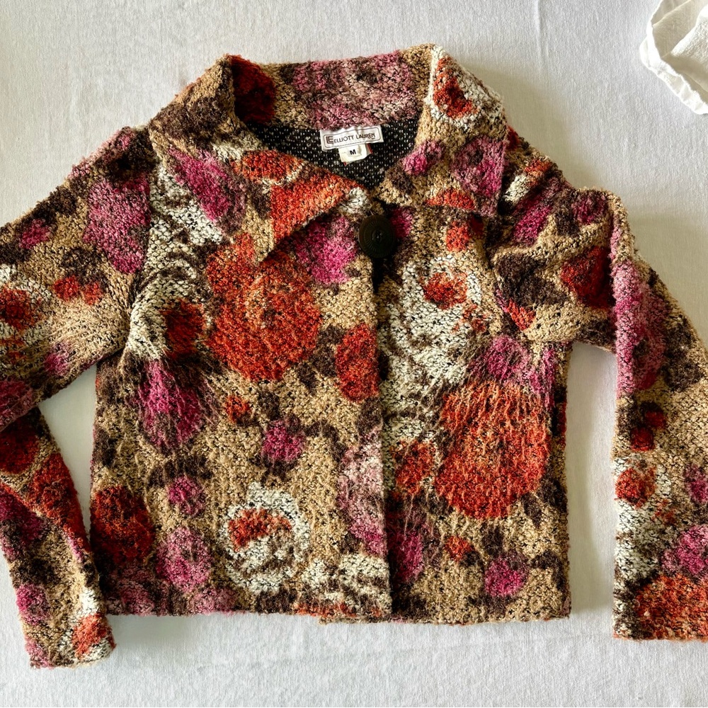 Elliott Lauren Asymmetrical Collar Cardigan